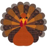 Thanksgiving turkey quilt
