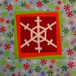 Christmas snow flake quilt
